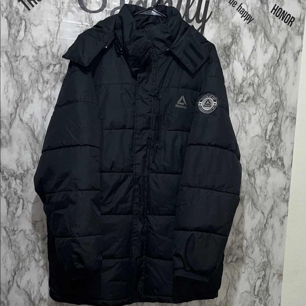 Reebok Men's Dark Puffer Coat